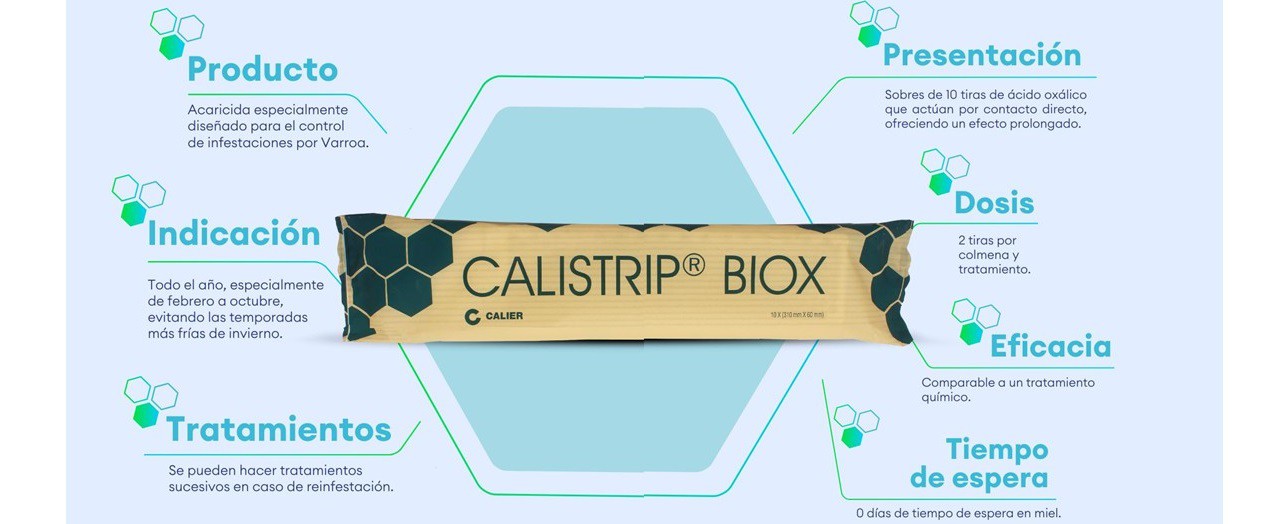 Calier presenta CALISTRIP® BIOX para la lucha contra la varroa  