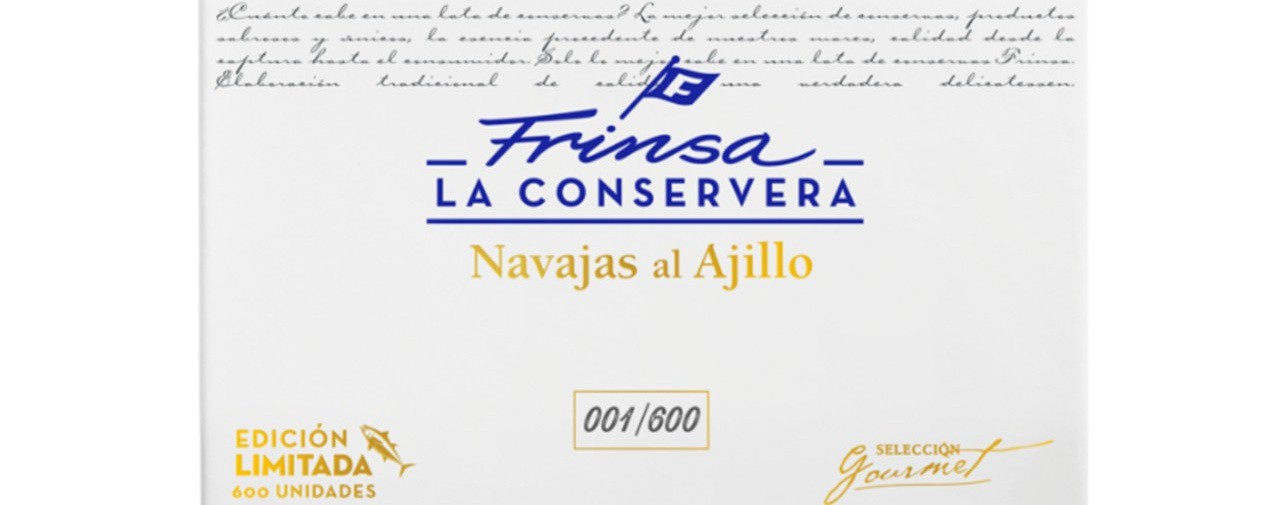 Edición limitada de Navajas al Ajillo, de Frinsa